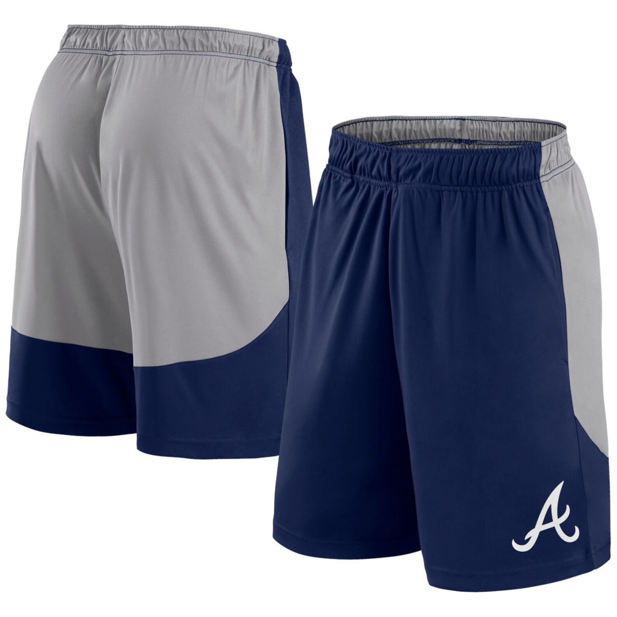 Men's Fanatics Navy/Gray Atlanta Braves Go Hard Shorts Fanatics Brands - White Label