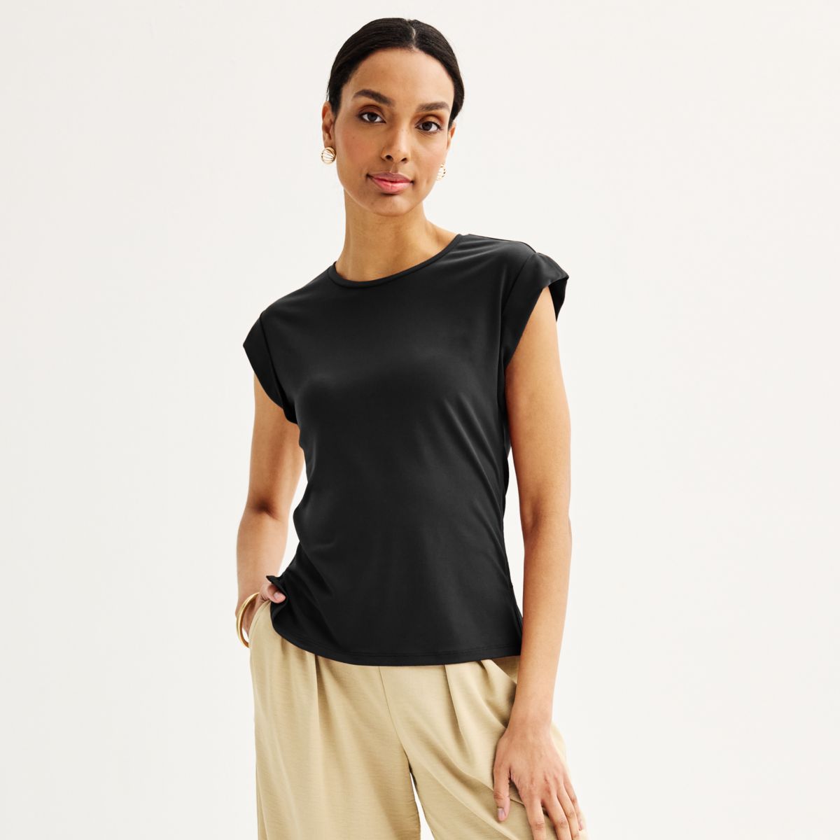 Women's Nine West Crewneck Dolman Tank Top Nine West