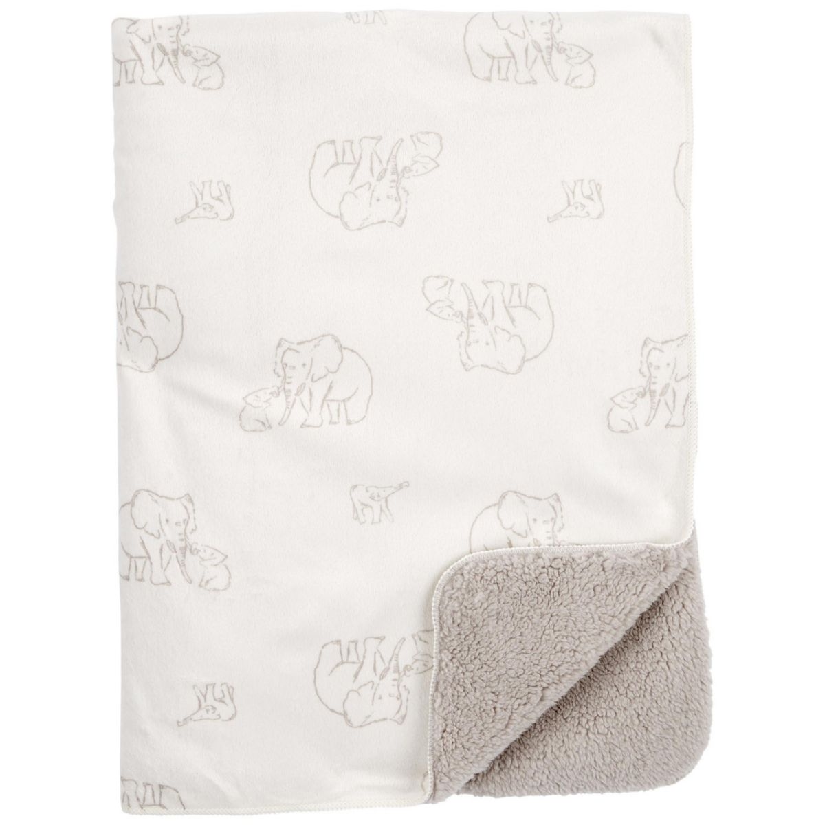 Товары для пеленания Carter's Baby Elephant Print Plush Blanket Carter's