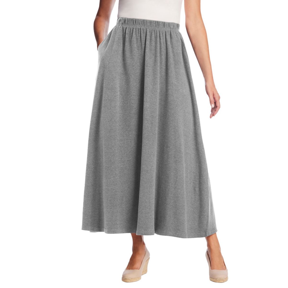 Woman Within Women's Plus Size 7-day Maxi Skirt Woman Within