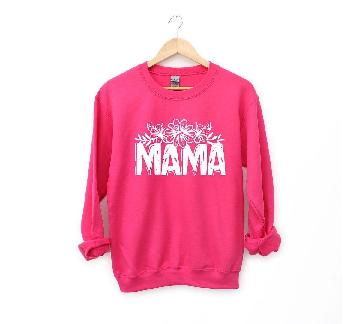 Mama Topped With Flowers Sweatshirt Simply Sage Market