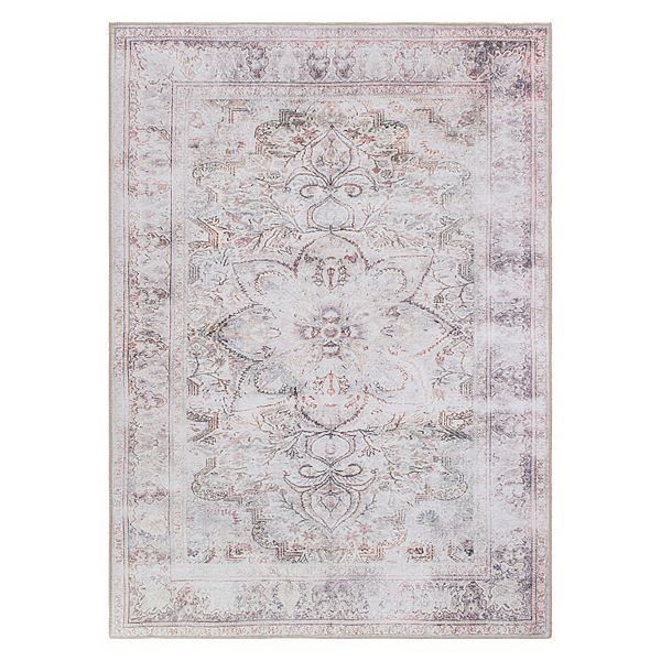 World Rug Gallery Bohemian Distressed Vintage Machine Washable Area Rug World Rug Gallery