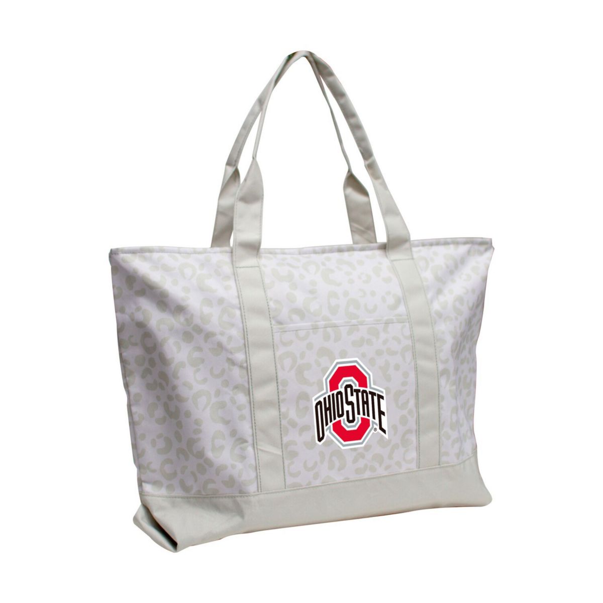 Сумка тоут Logo Brands Ohio State Buckeyes с леопардовым узором Logo Brand