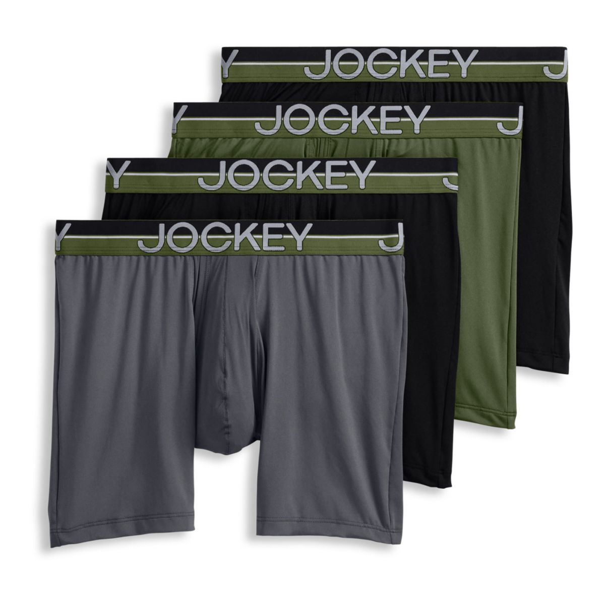 Мужские боксёры Jockey® Infinite Cool из микрофибры 5" (3 штуки + 1 в подарок) Jockey