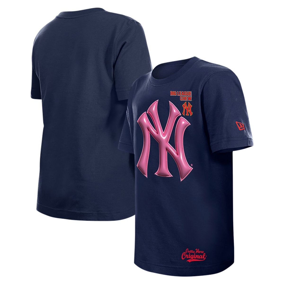 Youth New Era x Big League Chew Navy New York Yankees T-Shirt Unbranded