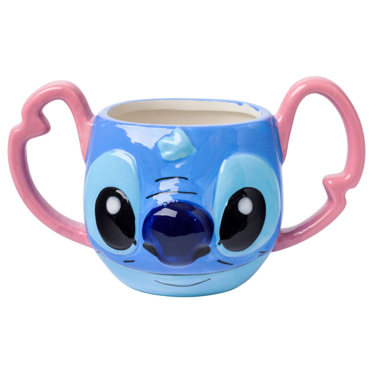 Lilo and Stitch Smiley Face Ceramic 3D Sculpted Mug Licensed Character