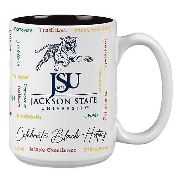 Jackson State Tigers 15oz. Black History Month Mug Indigo Falls