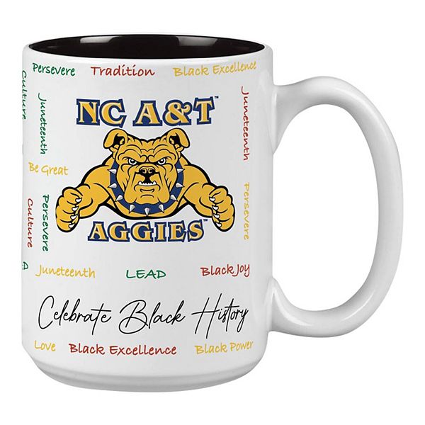 North Carolina A&T Aggies 15oz. Black History Month Mug Indigo Falls