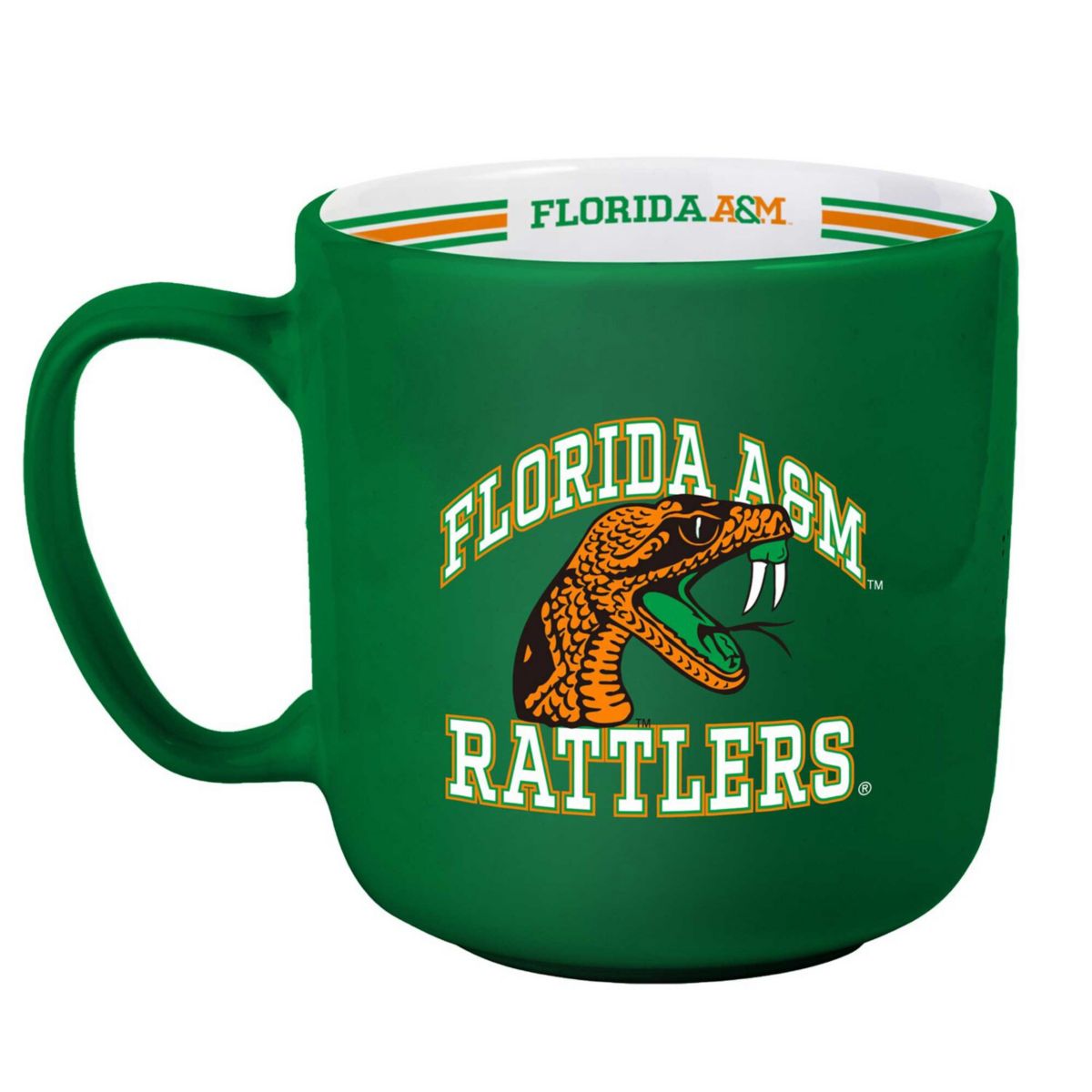 Florida A&M Rattlers 15oz. Stripe Mug Logo Brand