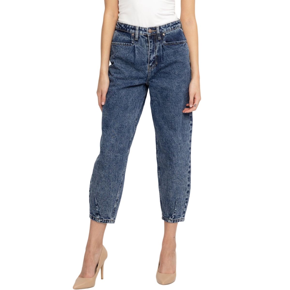 Women's PTCL Cropped Balloon Jeans PTCL