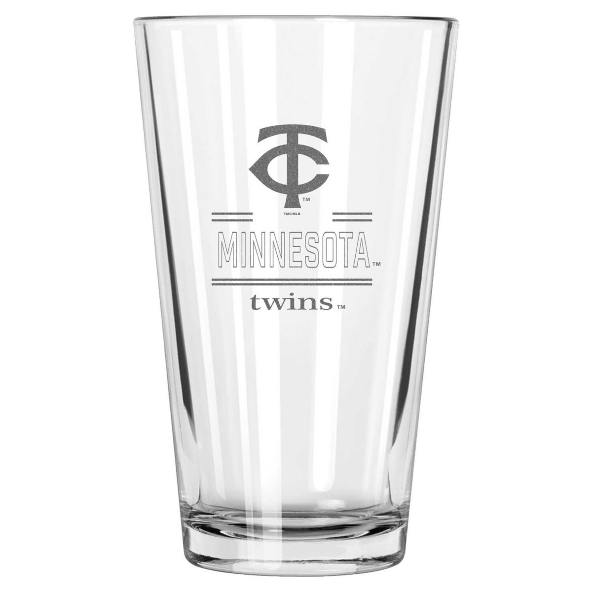 Minnesota Twins 16oz. Etched Classic Crew Pint Glass The Memory Company