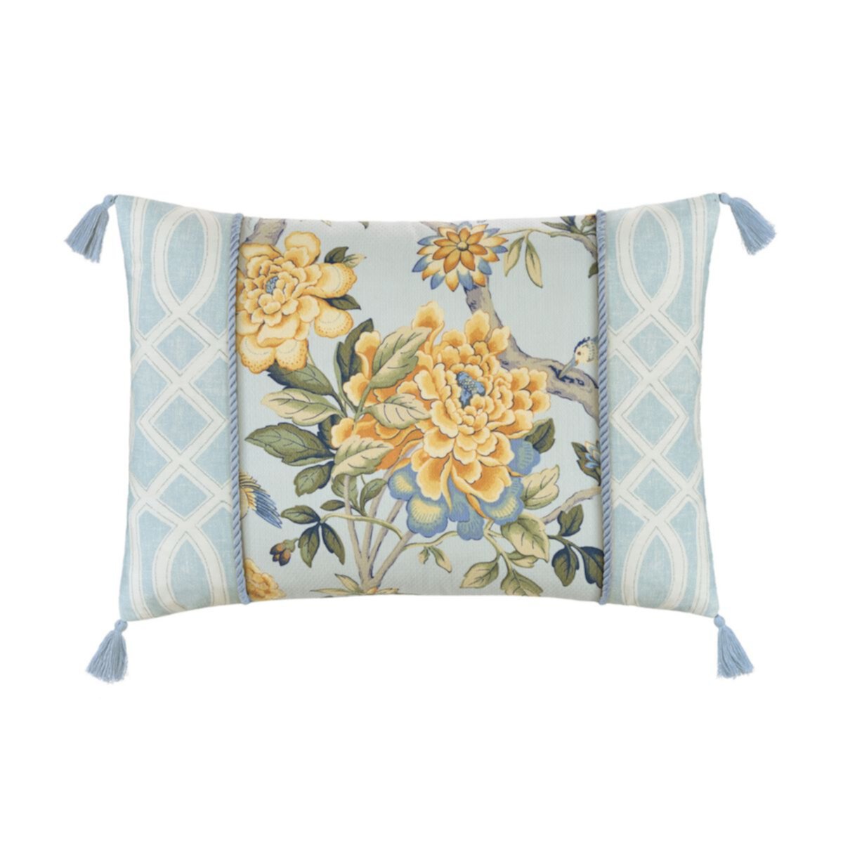 Waverly Mudan Floral Decorative Rectangular Throw Pillow Waverly