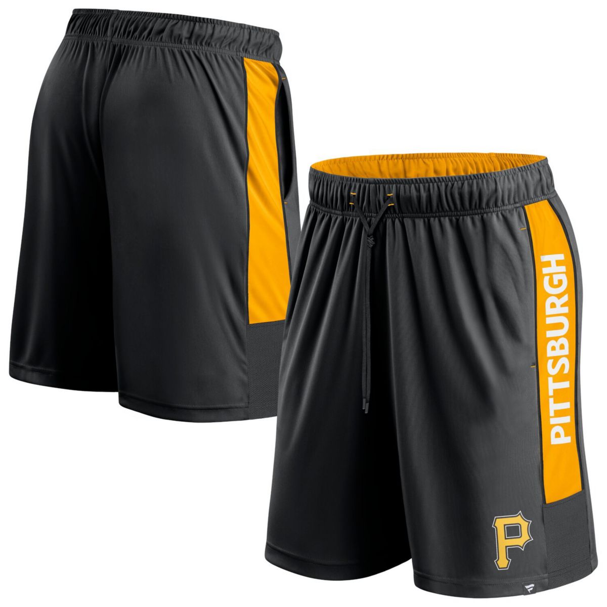 Men's Fanatics Black Pittsburgh Pirates Win The Match Defender Shorts Fanatics Brands - White Label