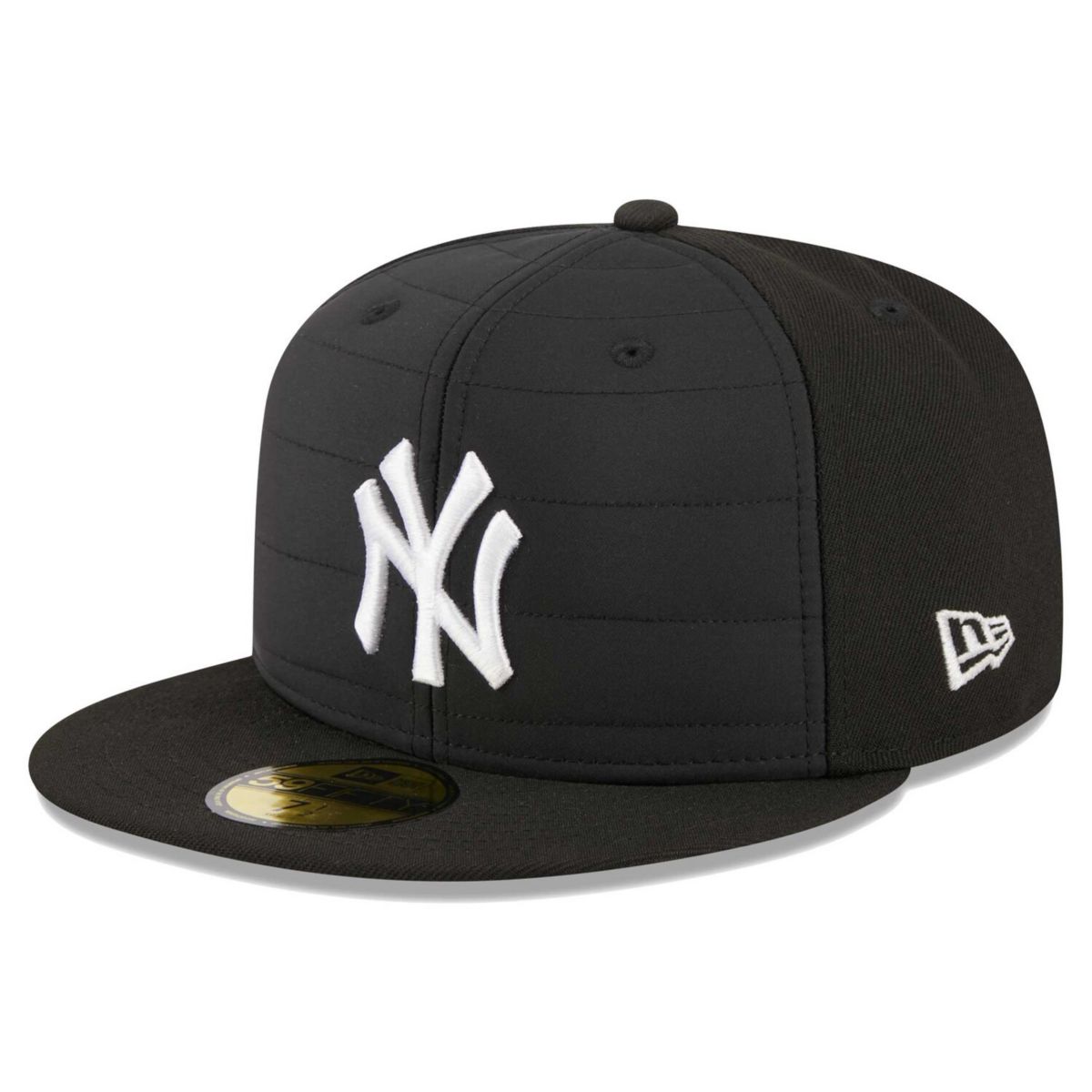 Men's New Era Black New York Yankees Quilt 59FIFTY Fitted Hat New Era x Staple