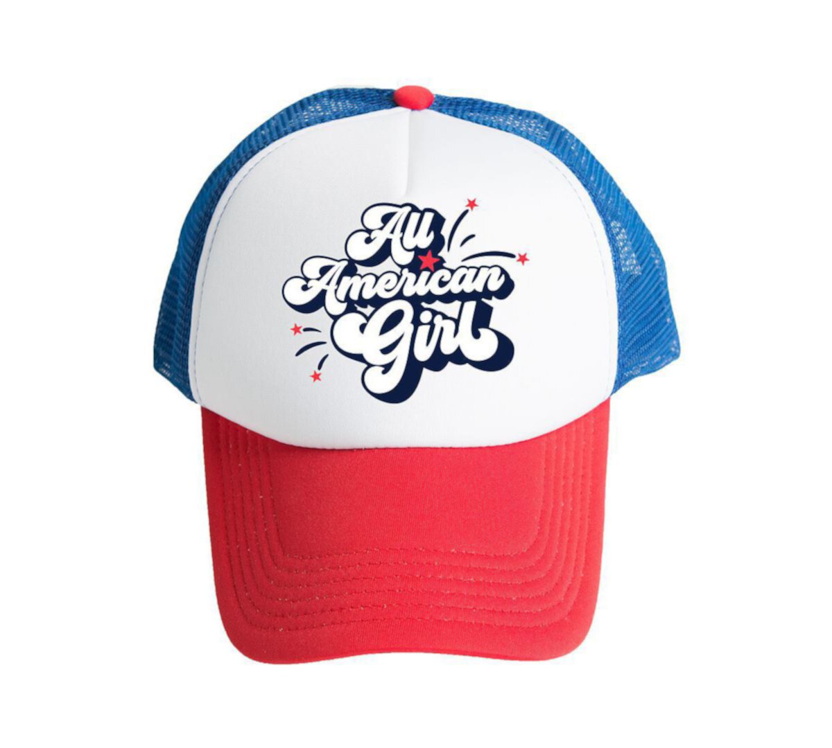 The Juniper Shop All American Girl Youth Foam Trucker Hat The Juniper Shop