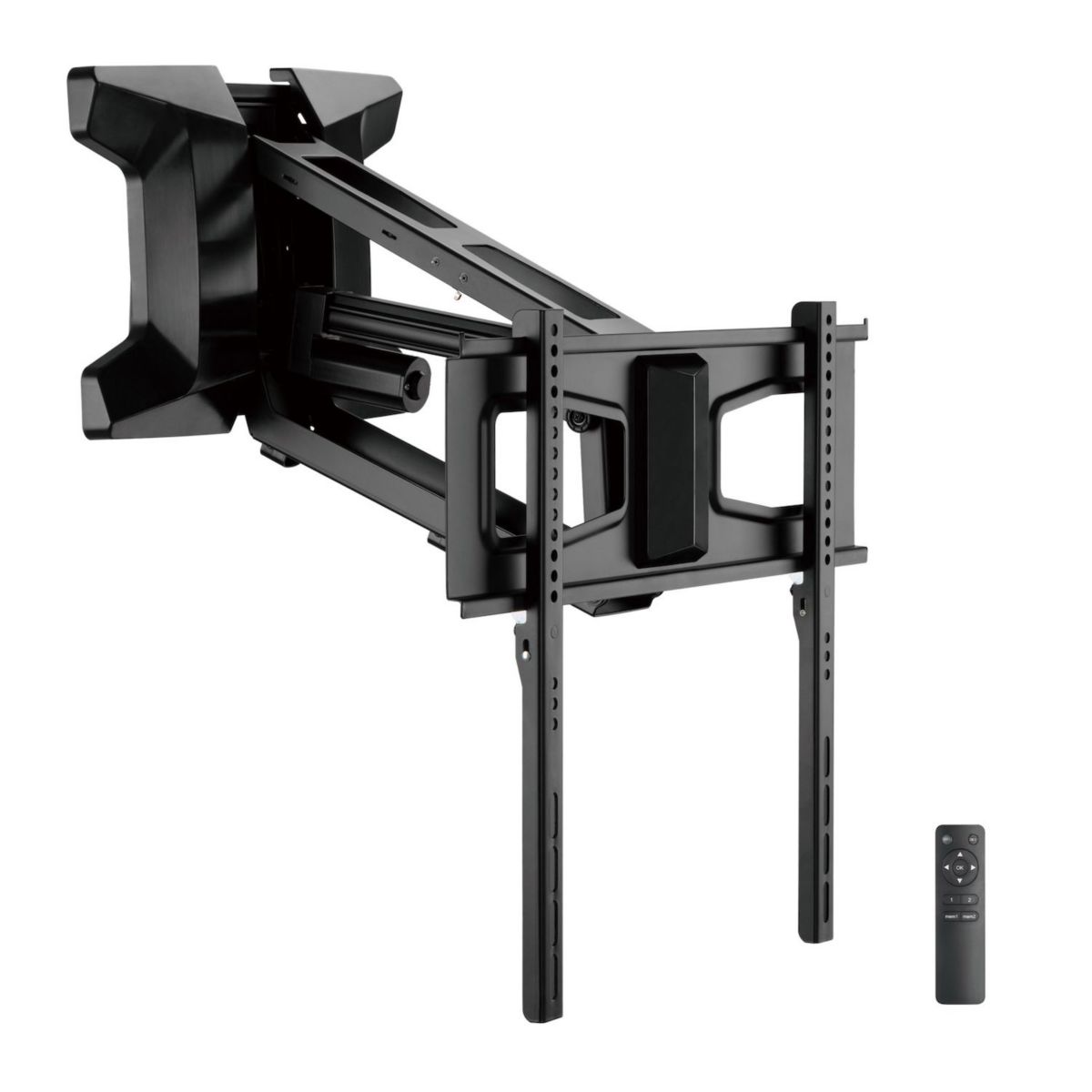 Promounts Motorized Fireplace Mantel Tv Wall Mount For Tvs 37&#34; - 70&#34; Up To 77 Lbs ProMounts