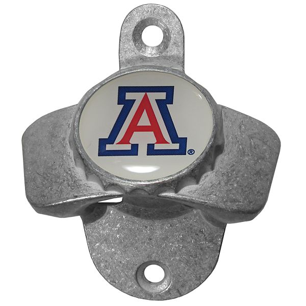 Настенное устройство для открывания бутылок Arizona Wildcats, простой в уходе, из цинкового сплава, размеры 7 см x 24.8 см x 7 см Siskiyou