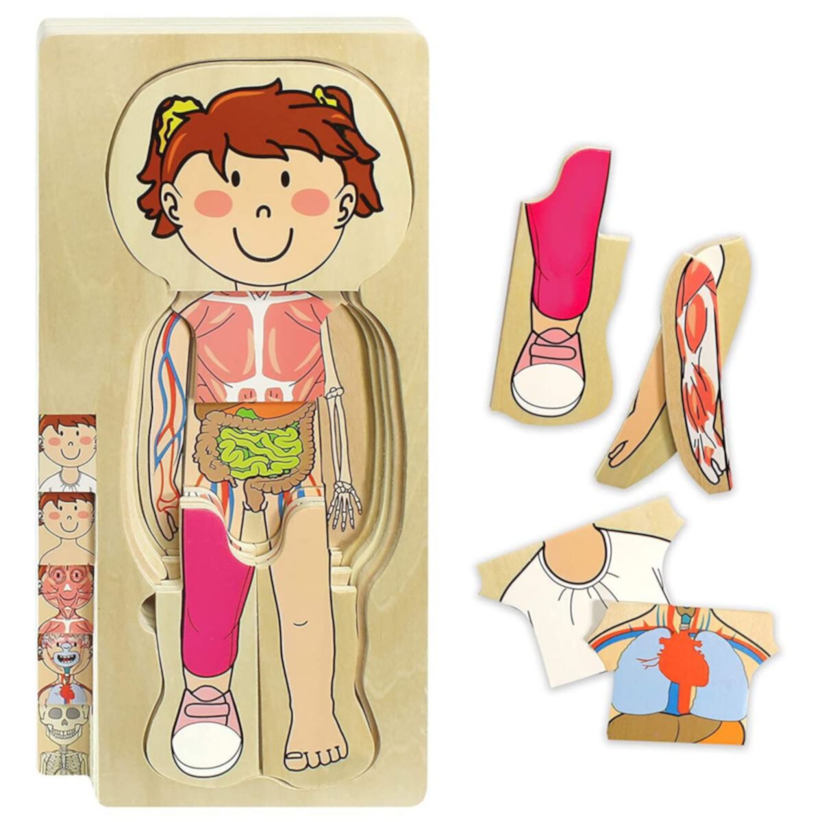 Головоломка Kidzlane Anatomy Puzzle Play Set Skeleton Toys Kidzlane