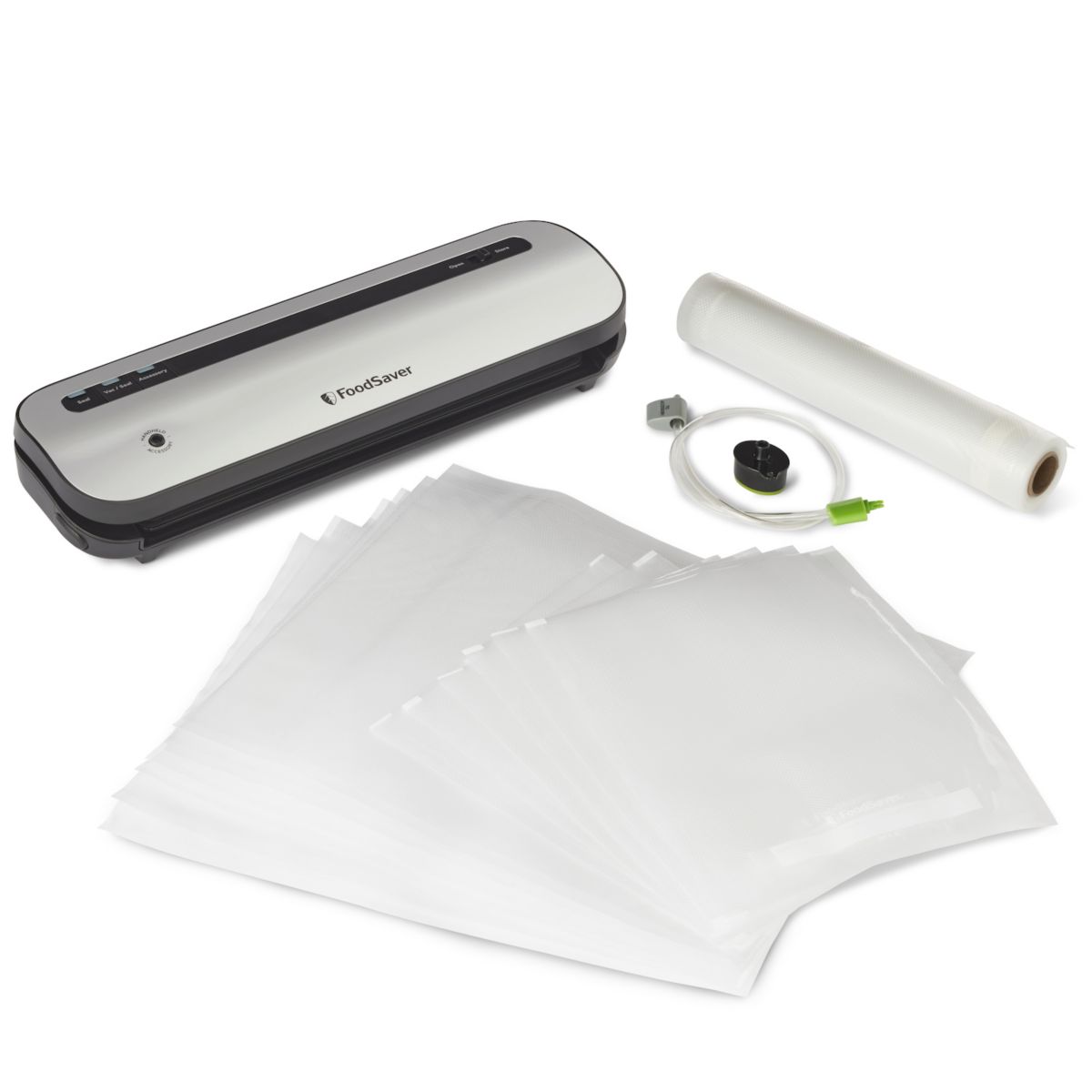 FoodSaver Space-Saving Vacuum Sealer with Bags & Roll FoodSaver