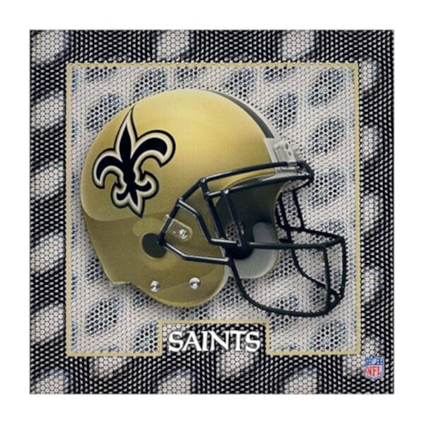 Набор подставок New Orleans Saints с уникальной 5D-технологией, 4 шт., защитное покрытие Unbranded