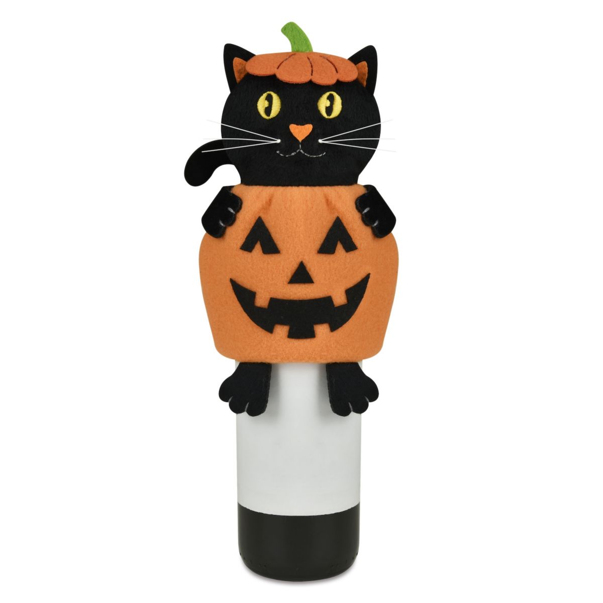 Celebrate Together™ Halloween Pumpkin Cat Wine Bottle Cover Celebrate Together