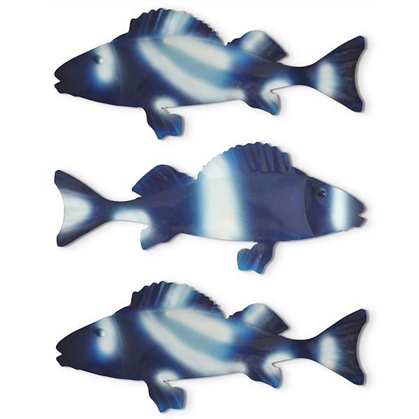 Americanflat Fish Wall Decor 3-piece Set Americanflat