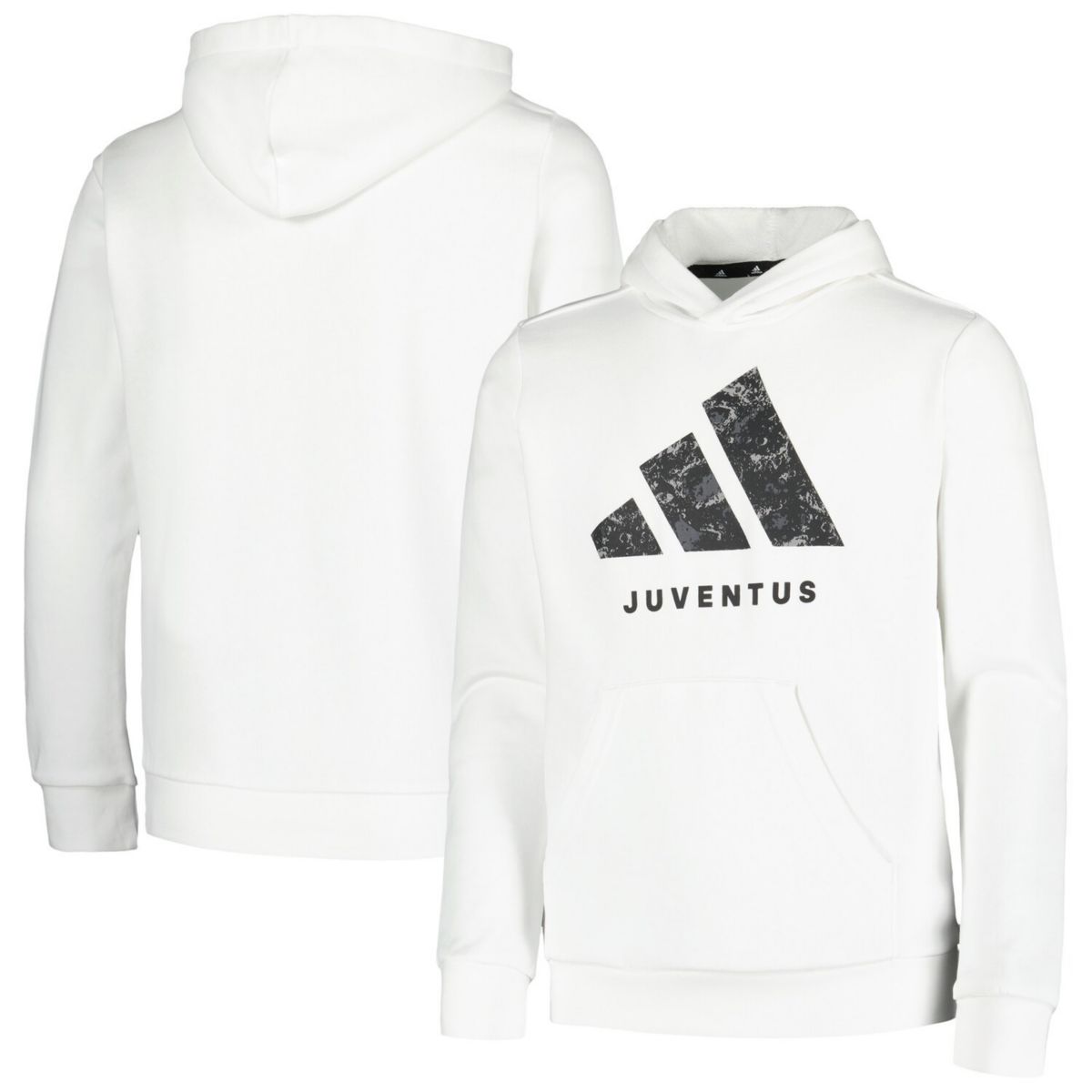 Youth adidas White Juventus DNA Pullover Hoodie Unbranded