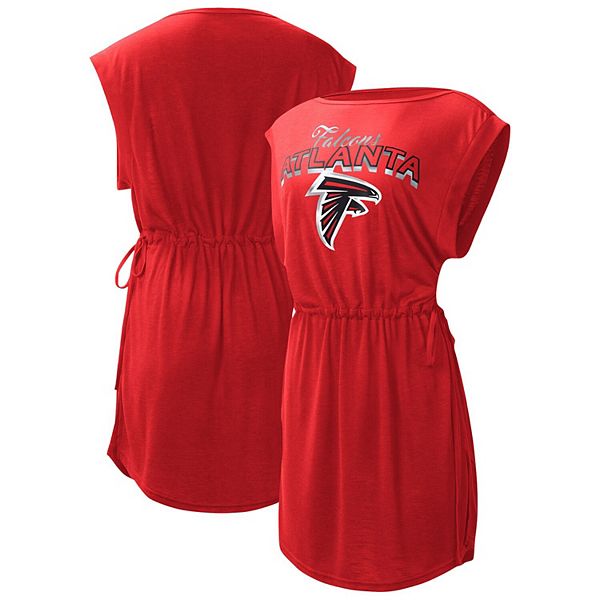 Летний пляжный комбинезон G-III 4Her с логотипом Atlanta Falcons и эластичным поясом In The Style