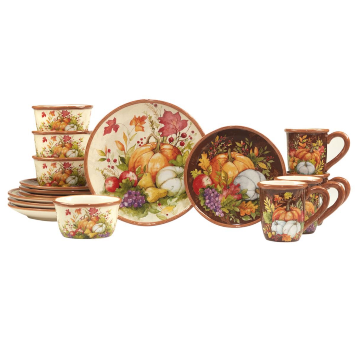 Certified International Harvest Blessings 16-piece Dinnerware set Certified International