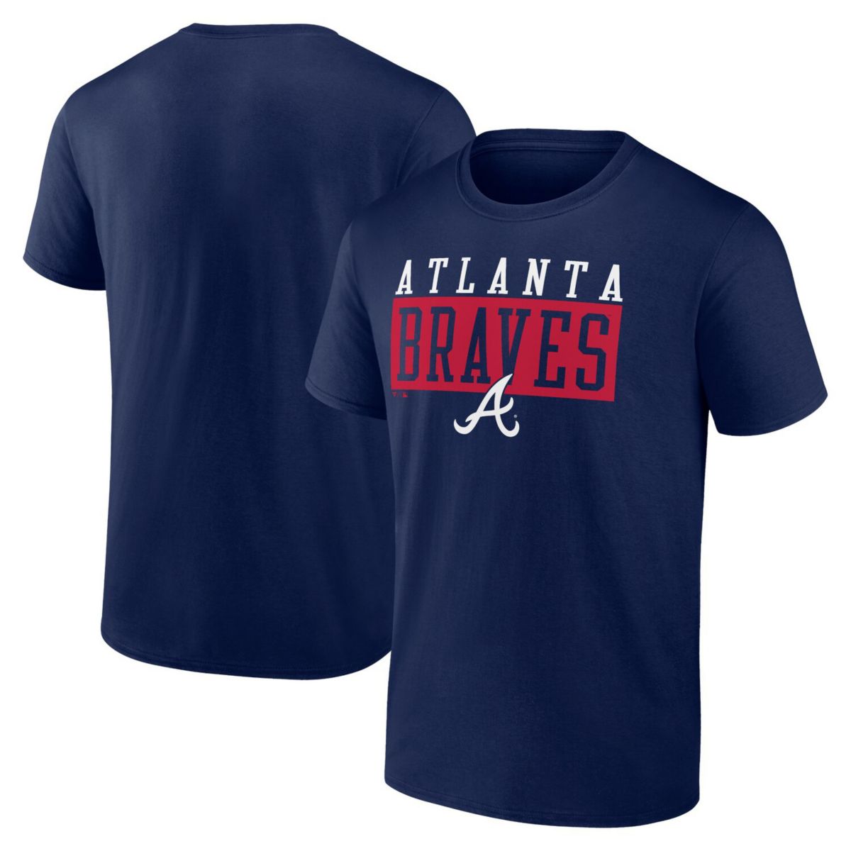 Men's Fanatics Navy Atlanta Braves Hard To Beat T-Shirt Fanatics Brands - White Label