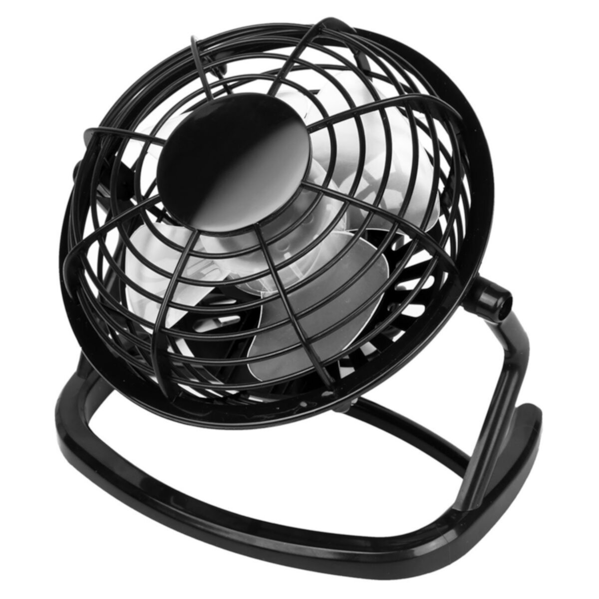 Black, Quiet Desk Table Cooling Fan Personal Usb Fan With 360 Degree Rotation Eggracks By Global Phoenix