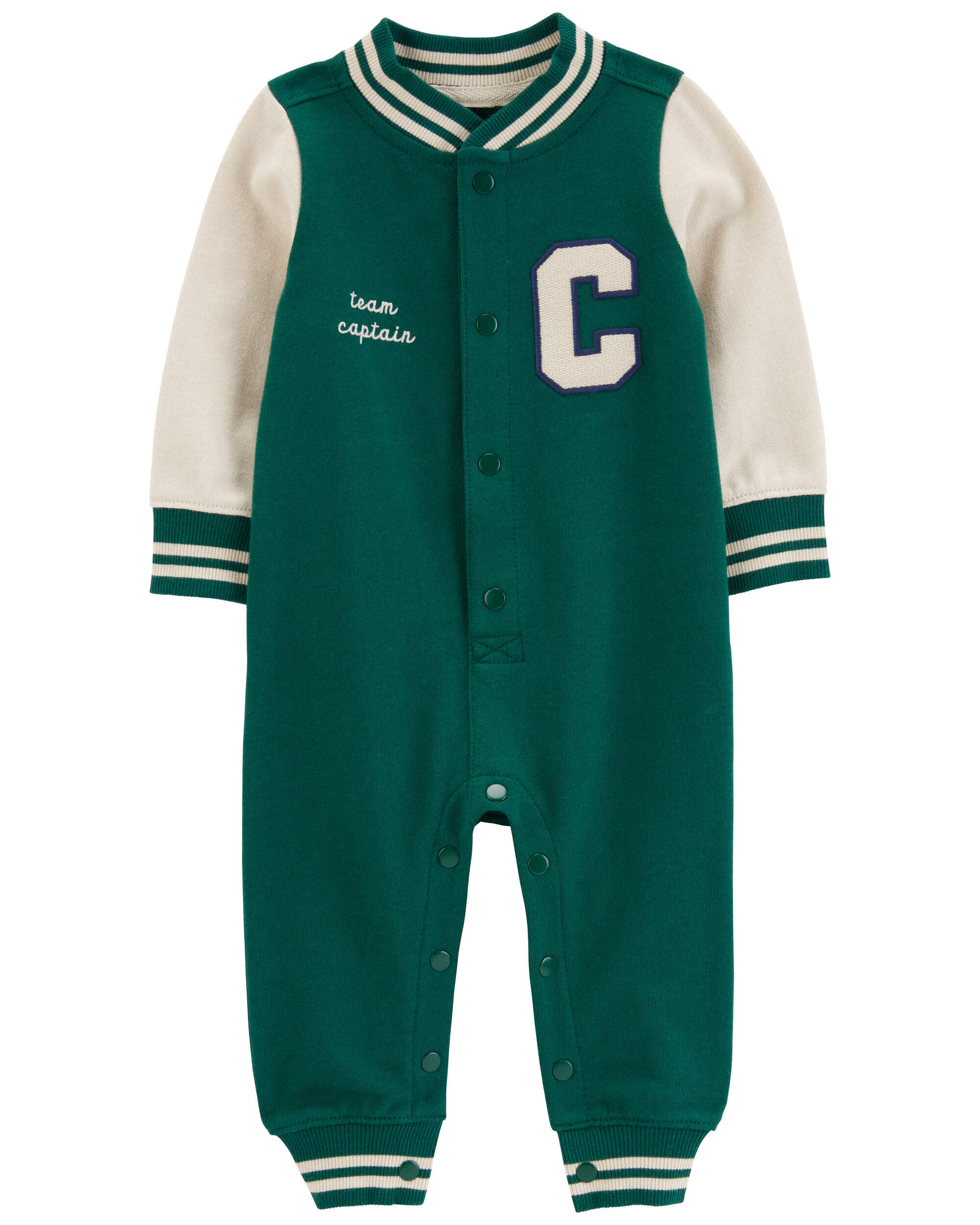 Ромпер Carter's Для мальчиков Baby Varsity Button-Down Jumpsuit Carter's