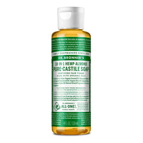 Pure Castile Liquid Soap Almond -- 4 fl oz Dr. Bronner's