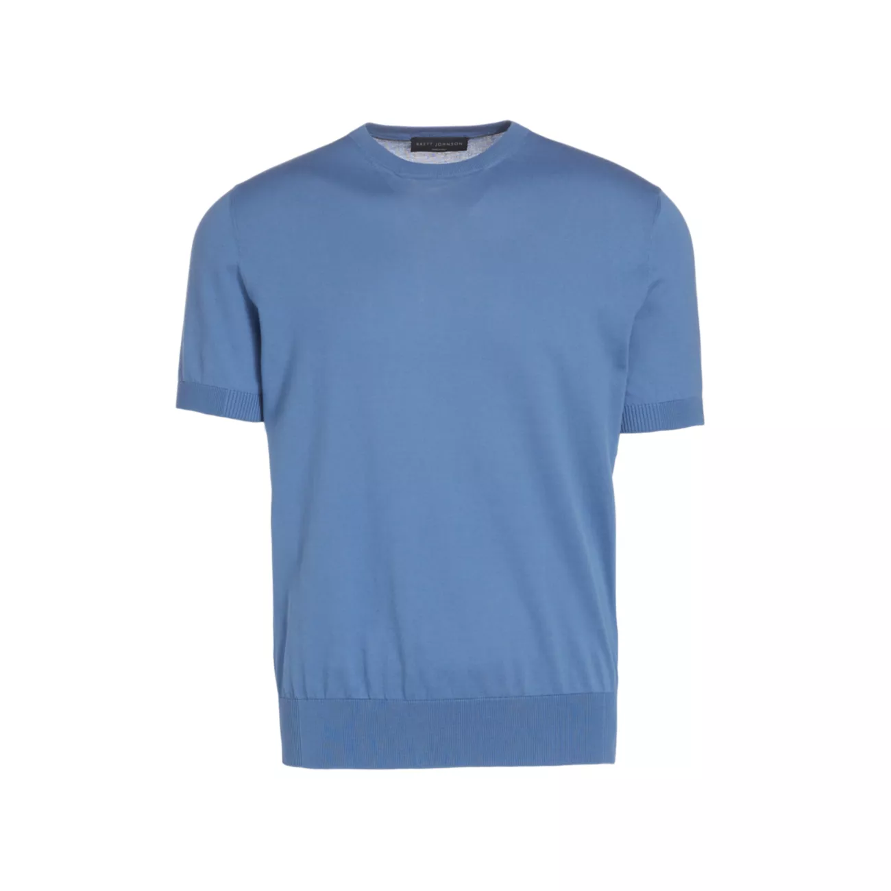 Cotton Crewneck T-Shirt Brett Johnson