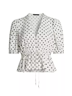 Sawyer Dot Blouse Jenni Kayne