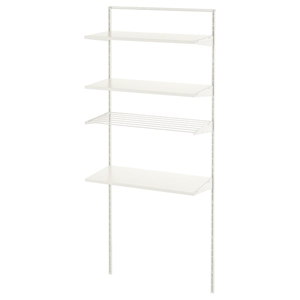 Настенная система хранения BOAXEL для стирки, белая, 82 см x 40 см x 200 см Ikea