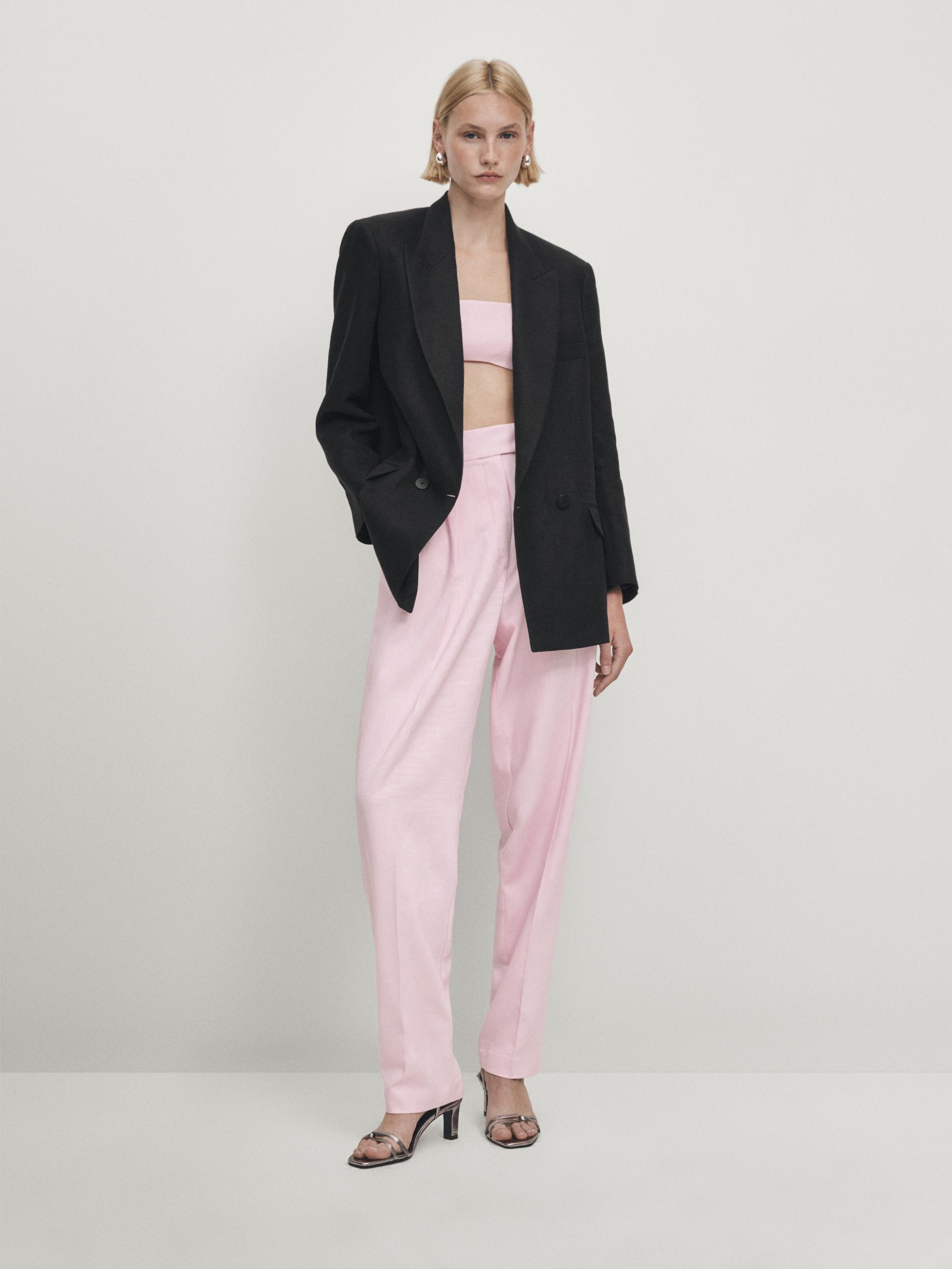 Flowing trousers with darted details - Studio ZARA