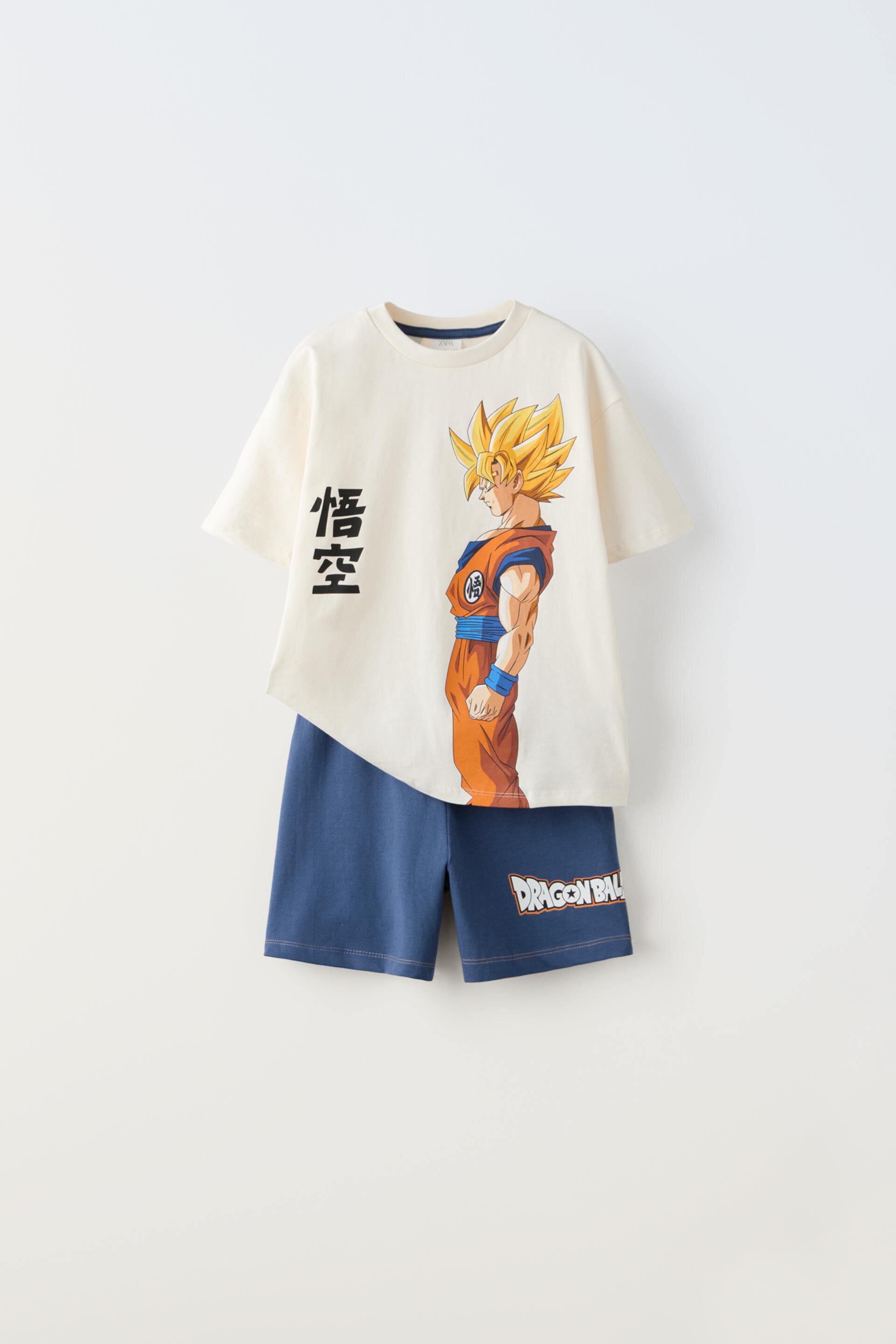 Детская пижама ZARA 6-14 Years Goku Dragon Ball © Matching Set ZARA