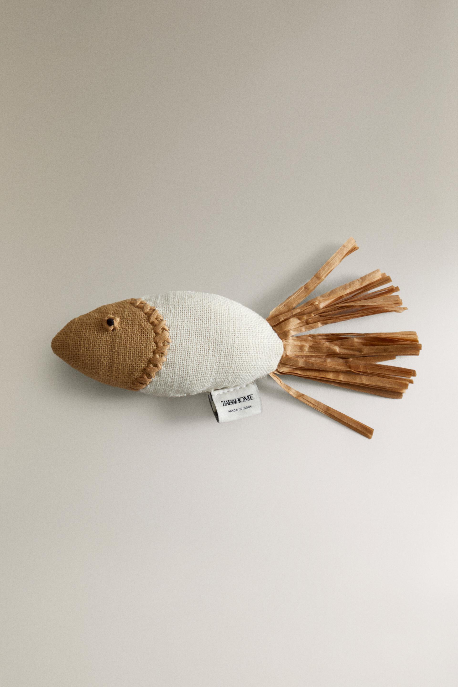 COTTON FISH TOY FOR PETS ZARA