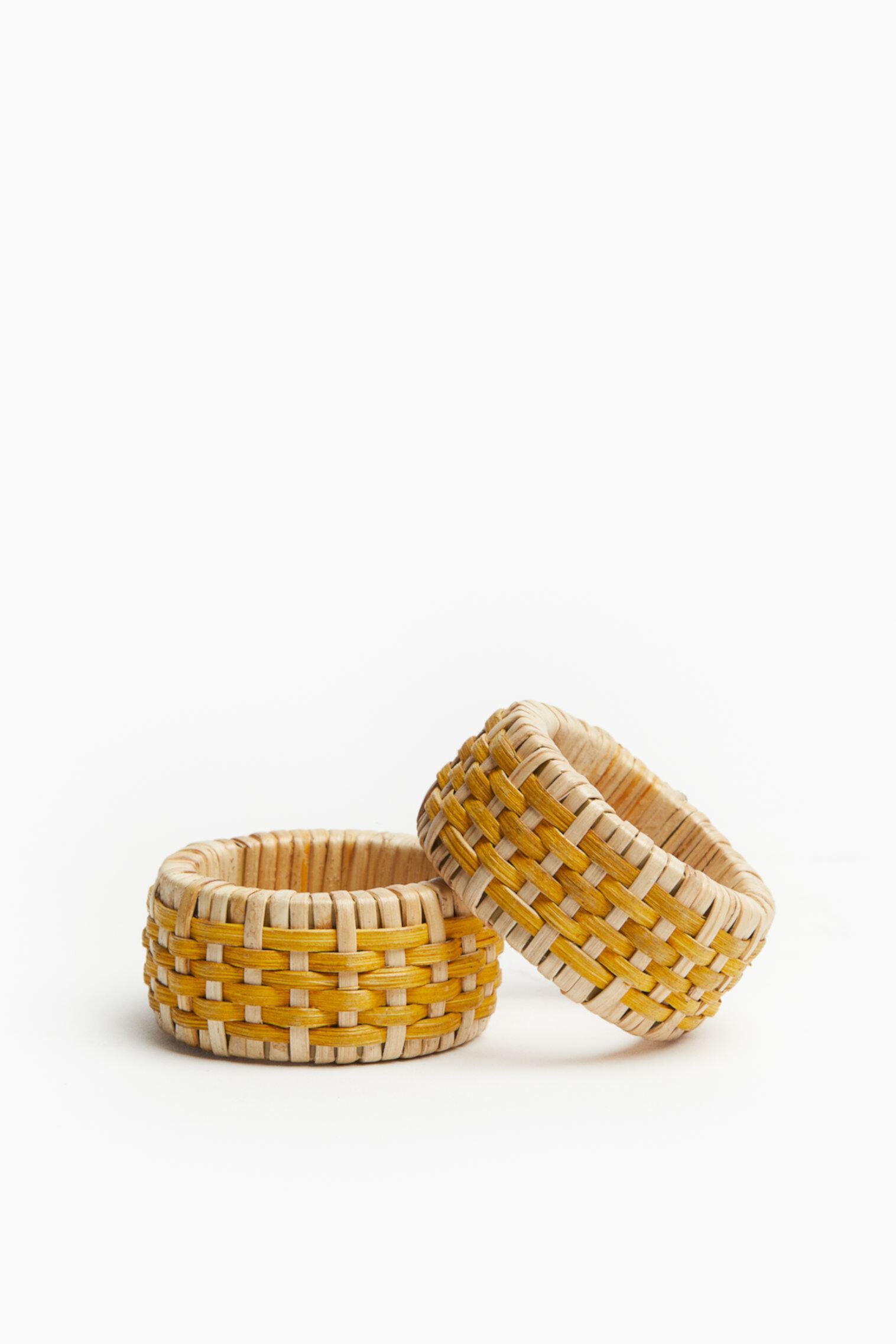 2-pack Rattan Napkin Rings H&M