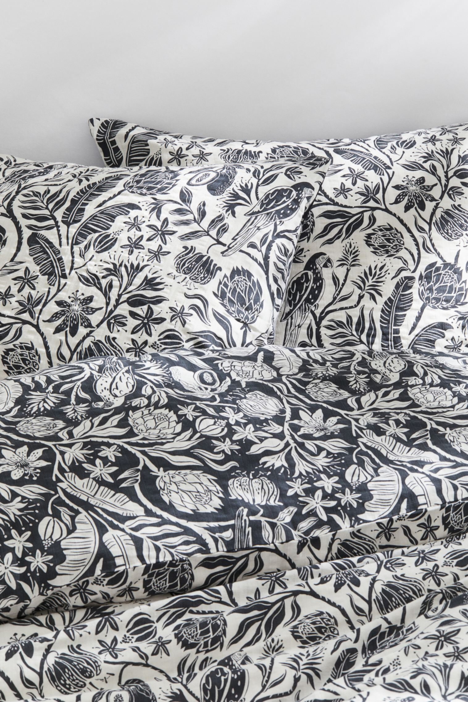 Patterned King/Queen Duvet Cover Set H&M