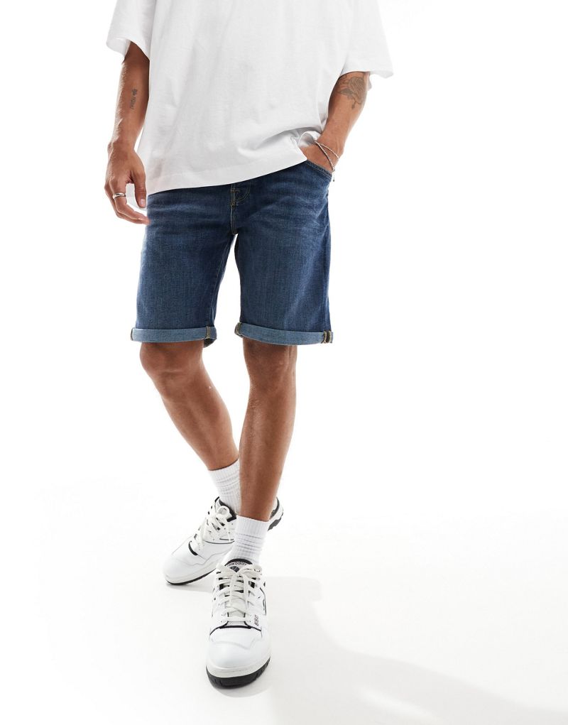 Jack & Jones denim shorts in dark blue Jack & Jones