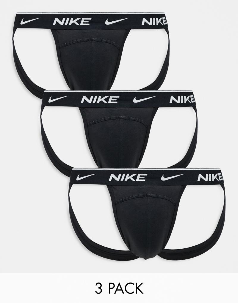 Мужские Боксеры Nike Dri-FIT Essential Micro 3 упаковка черные Nike