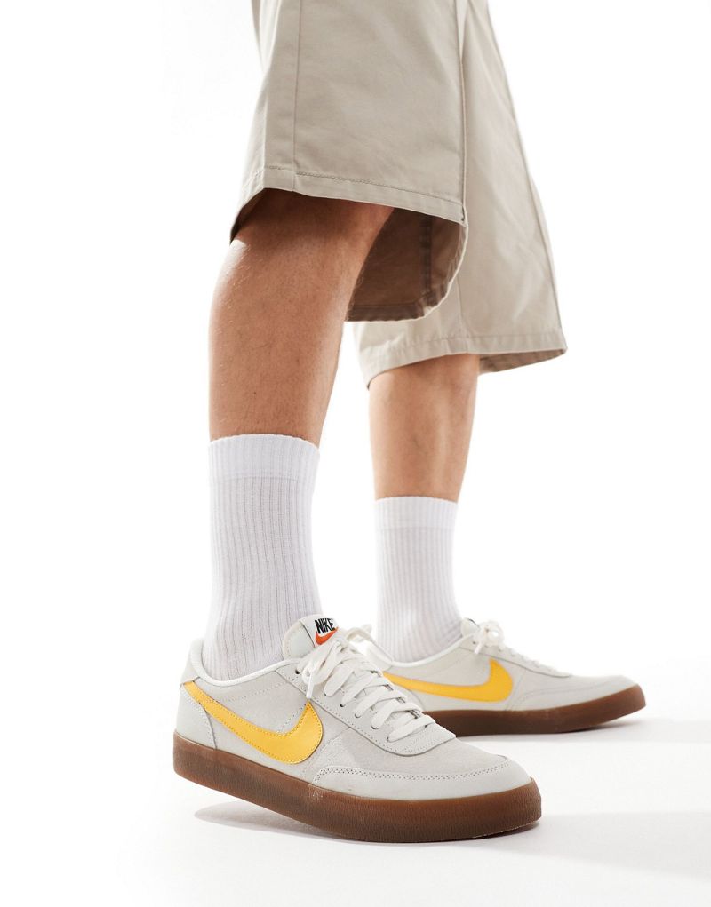 Nike Killshot 2 suede sneakers in white and yellow Nike