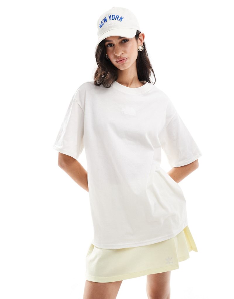 The North Face Evolution Oversized t-shirt in cream The North Face