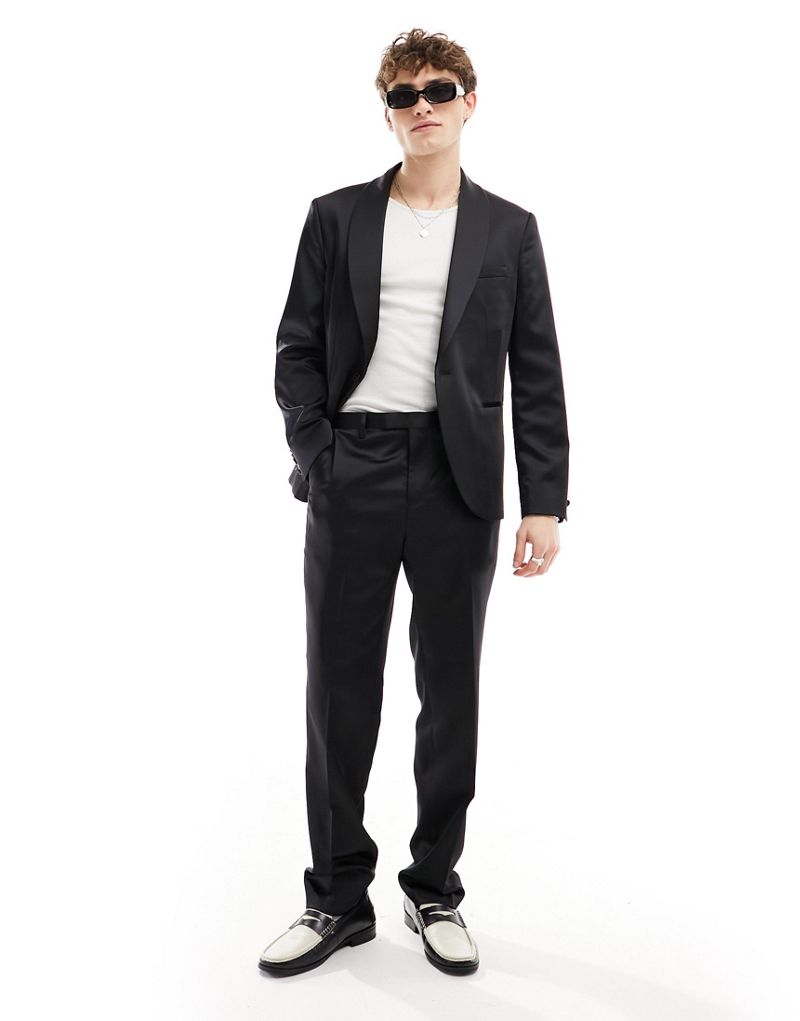 Twisted Tailor draco suit pants in black Twisted Tailor