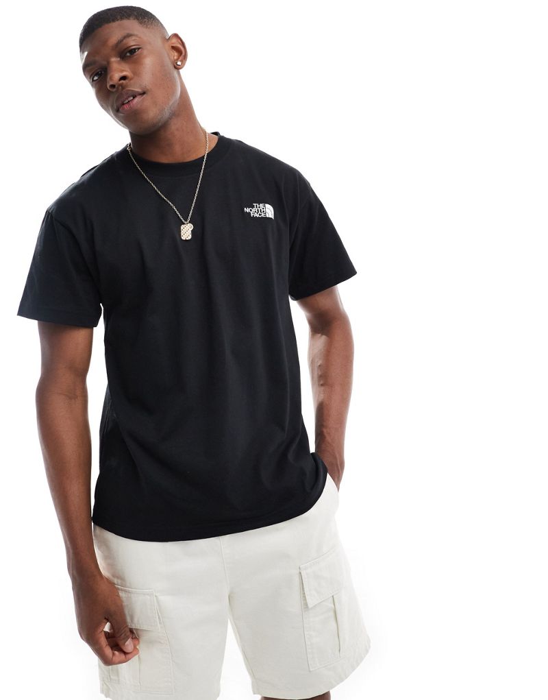 The North Face Evolution box fit T-shirt in black The North Face