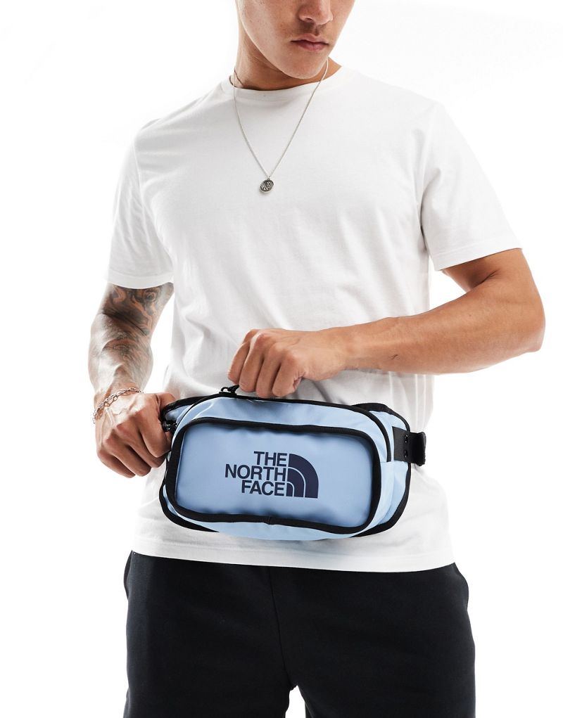 The North Face Explore fanny pack in blue The North Face