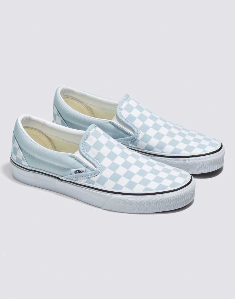 Кроссовки Vans UA Classic Slip-On в клетку с низким профилем и резиновой подошвой Vans