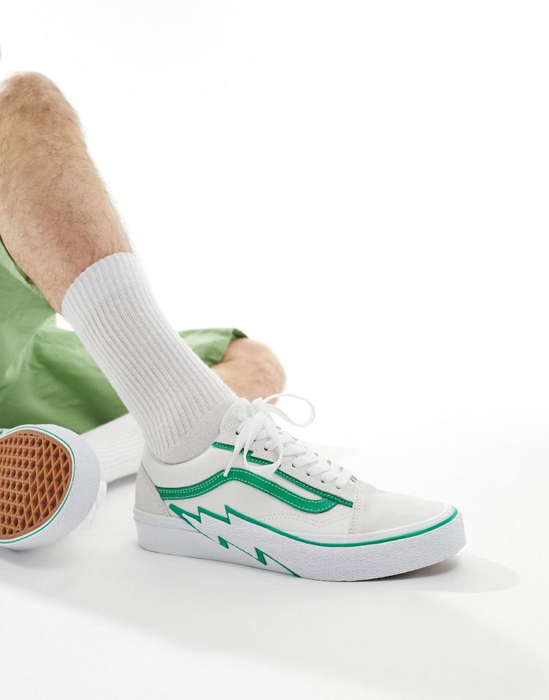 Vans Old Skool Bolt sneakers in green & white Vans